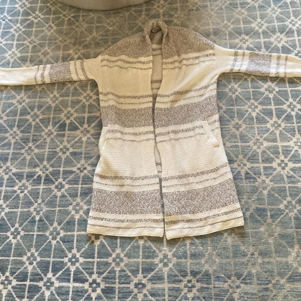 Athleta Panorama Point Wool Cashmere Coatigan - Size Small